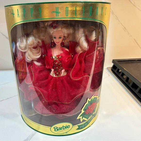 NIB 1993 Happy Holidays Barbie *Vintage* - Picture 1 of 6